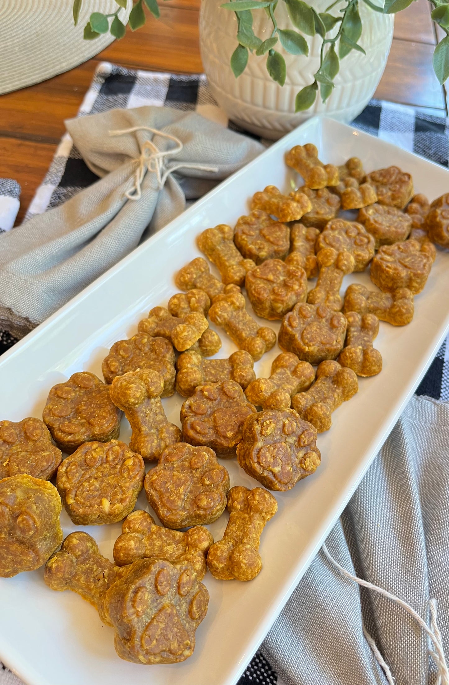 Large Bag contains 56 Homemade Natural Dog Treats -FREE Shipping