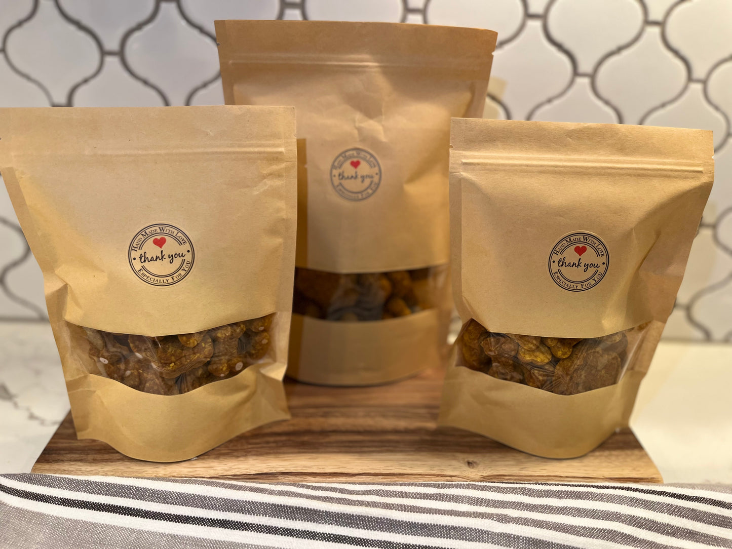 Medium Bag contains 28 Homemade Healthy Dog Treats- FREE shipping when you buy 2 or more